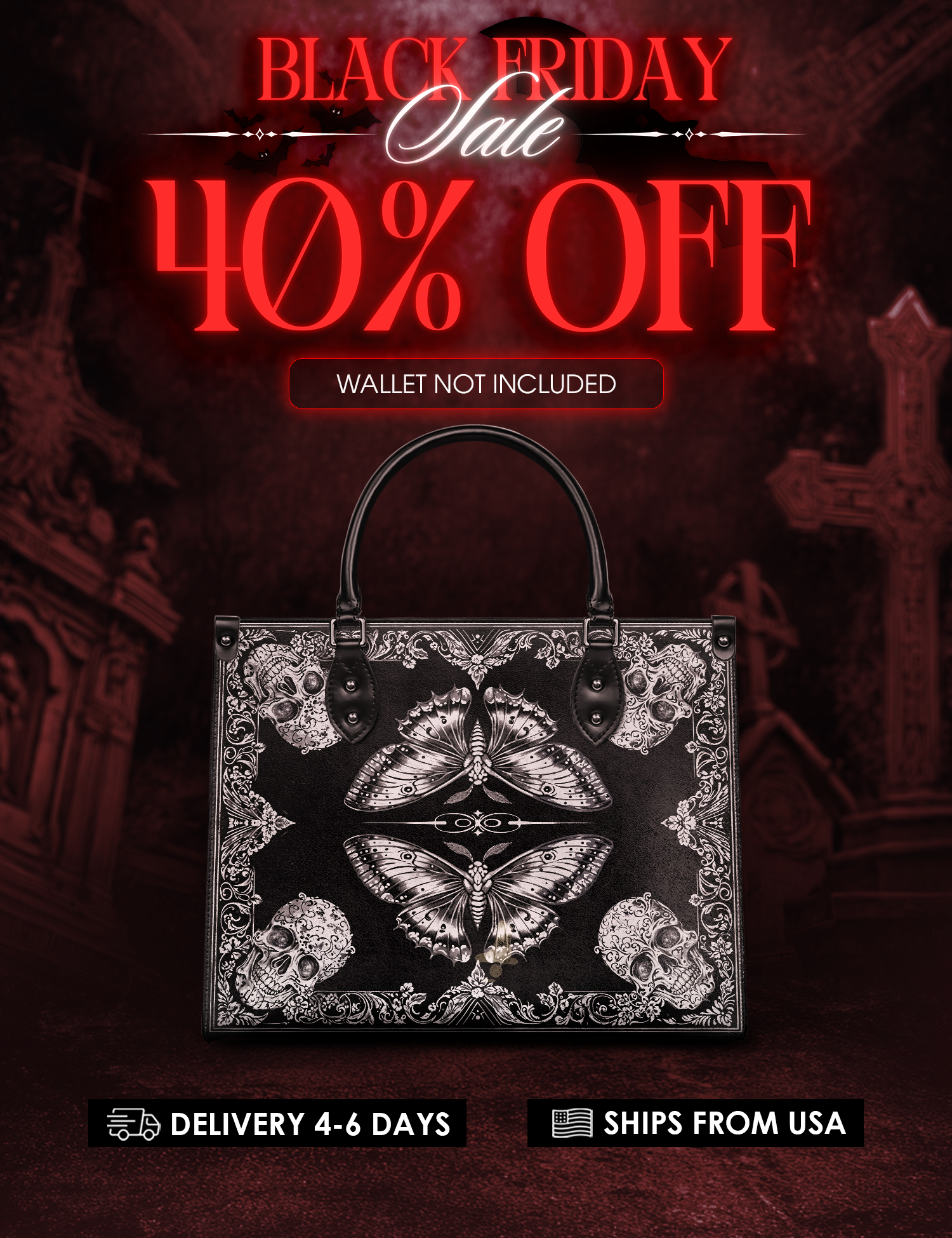 "Morthwing" Leather Handbag Deal