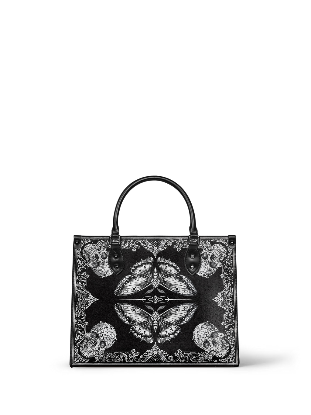 "Mothwing" - Red Interior - Leather Handbag
