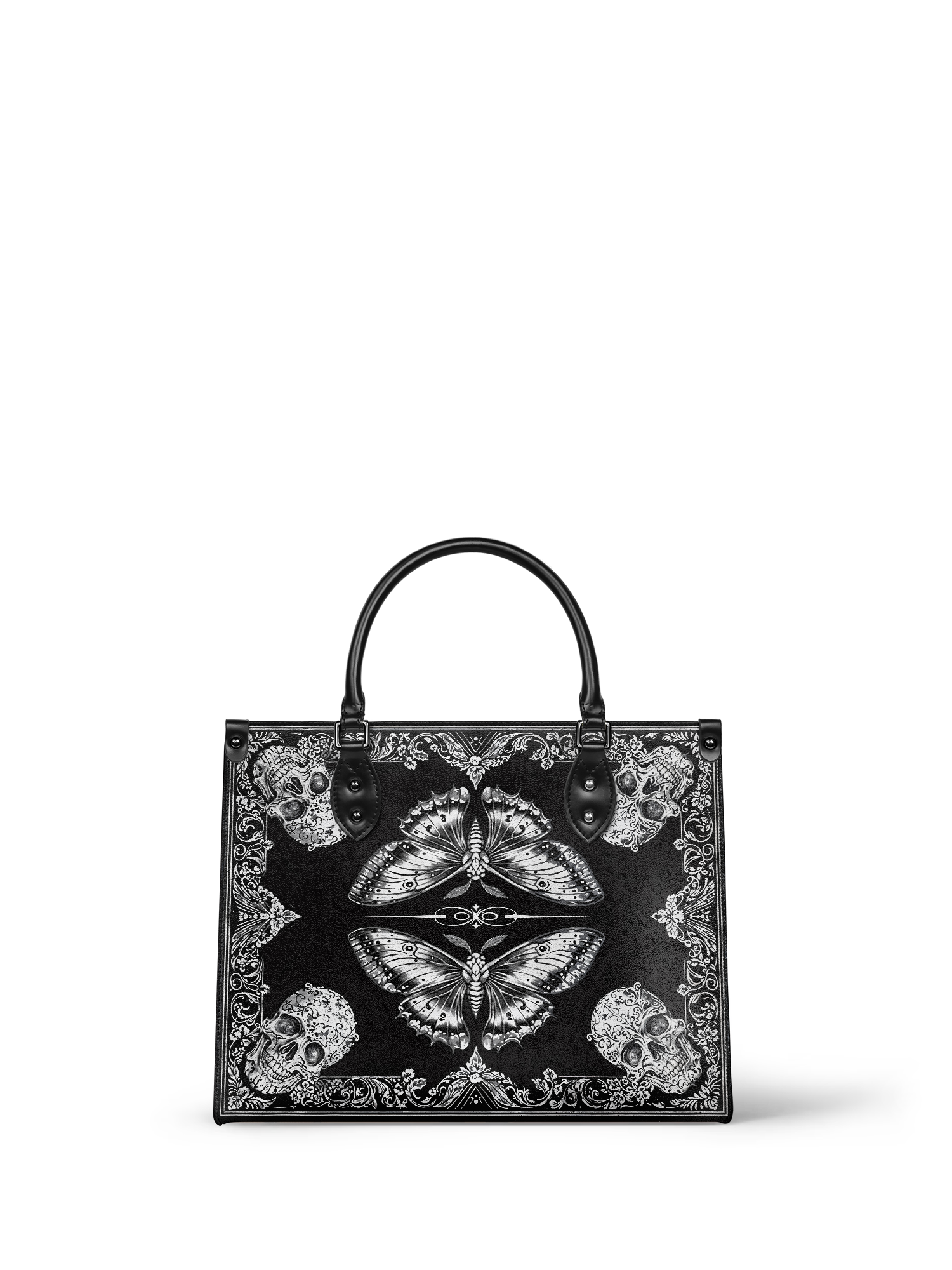 "Mothwing" - Red Interior - Leather Handbag