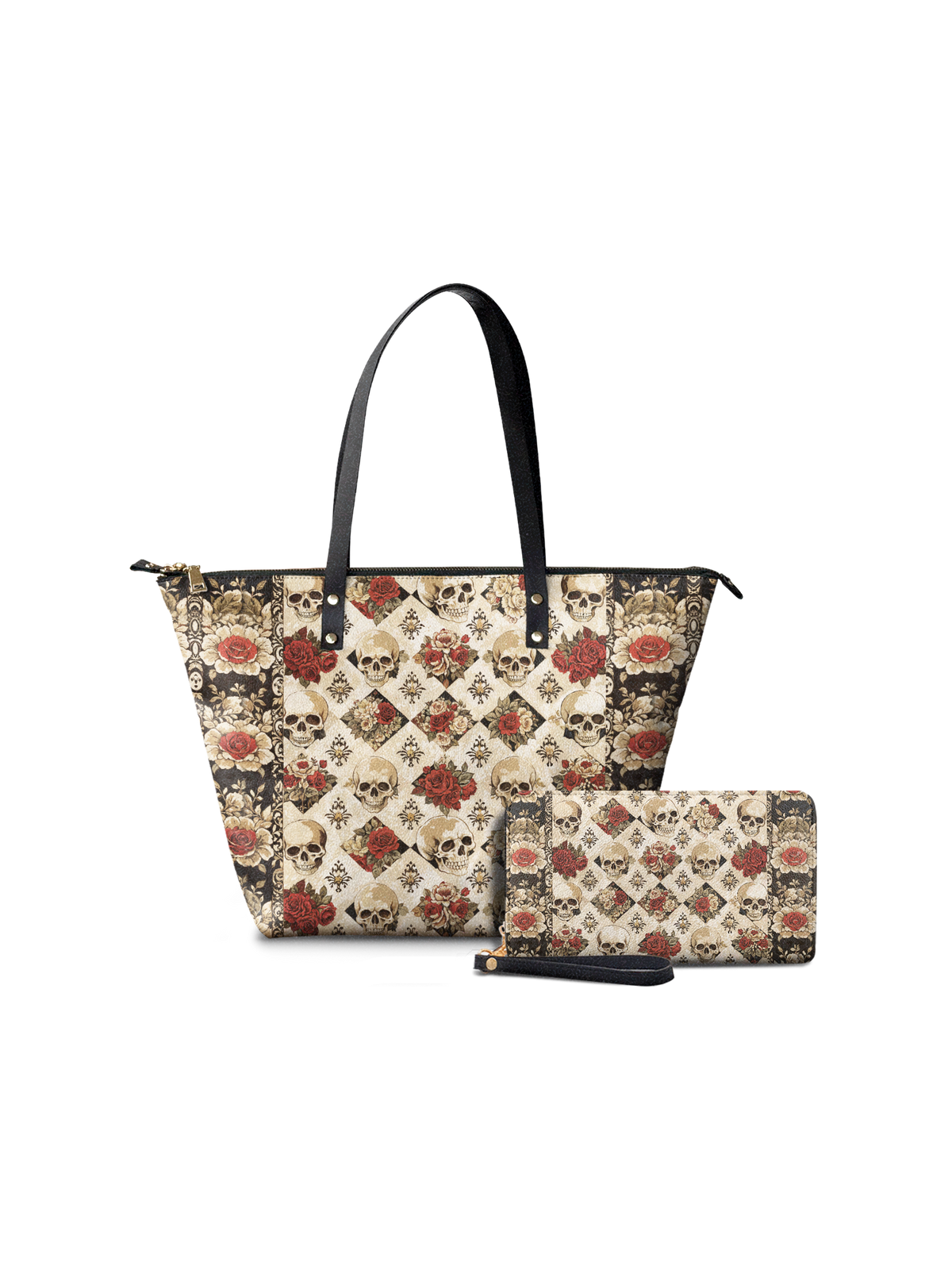 "Mournaire" Leather Tote Bag SPOOKY DEAL