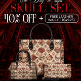 "Mournaire" The Day-to-Night Skull Set