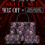"Noctaflora" The Day-to-Night Skull Set