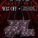 "Noctaflora" The Essentials Day-to-Night Skull Set