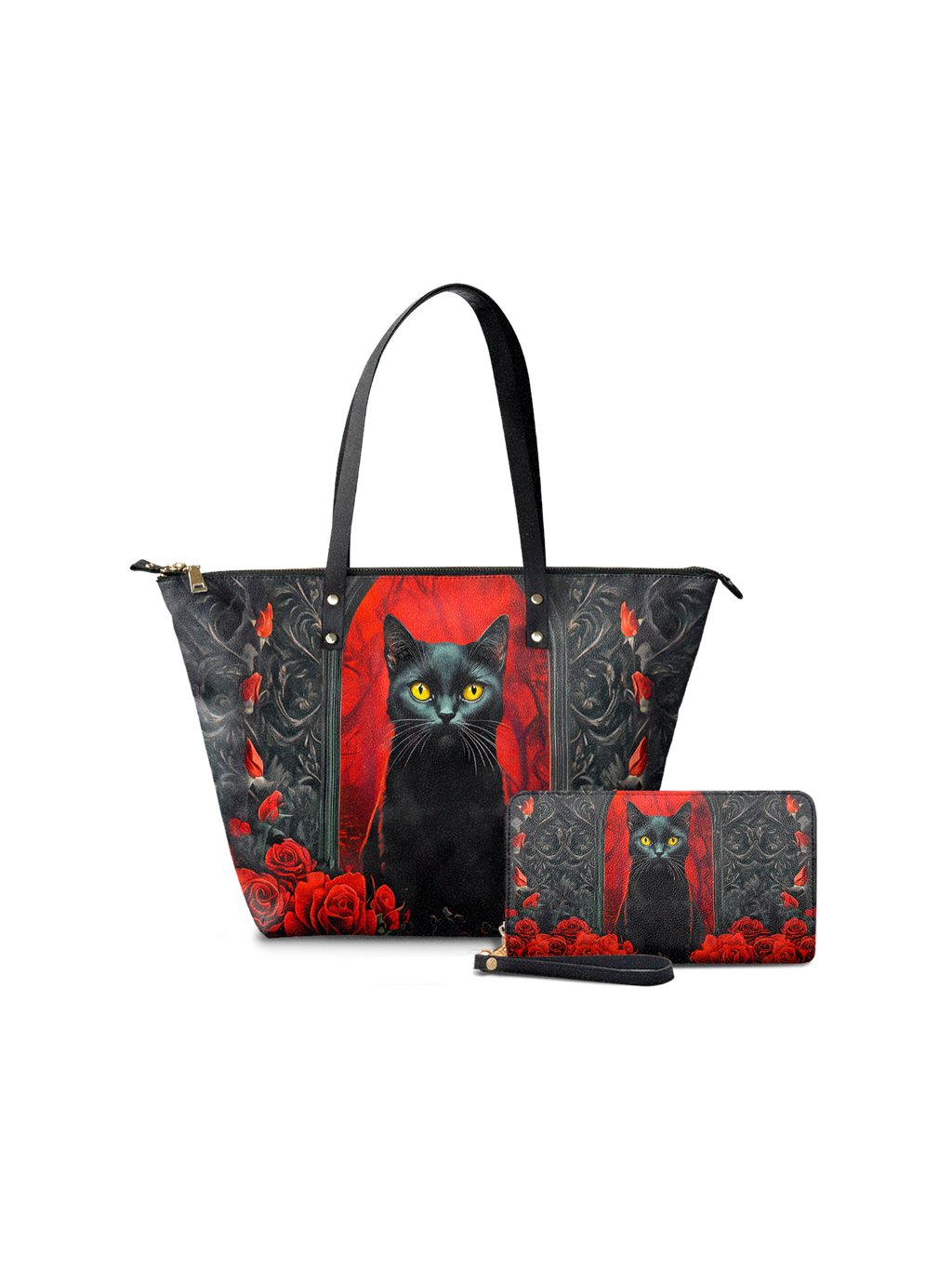 "Nyxrose" Leather Tote Bag SPOOKY DEAL