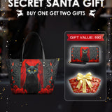 "Nyxrose" Leather Tote Bag Matching SANTA Combo