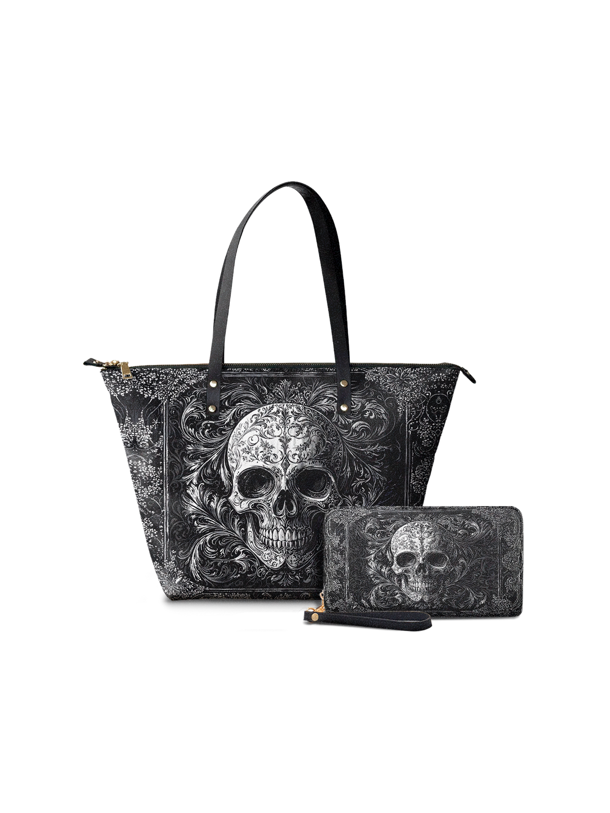 "Obscuria" Leather Tote Bag SPOOKY DEAL