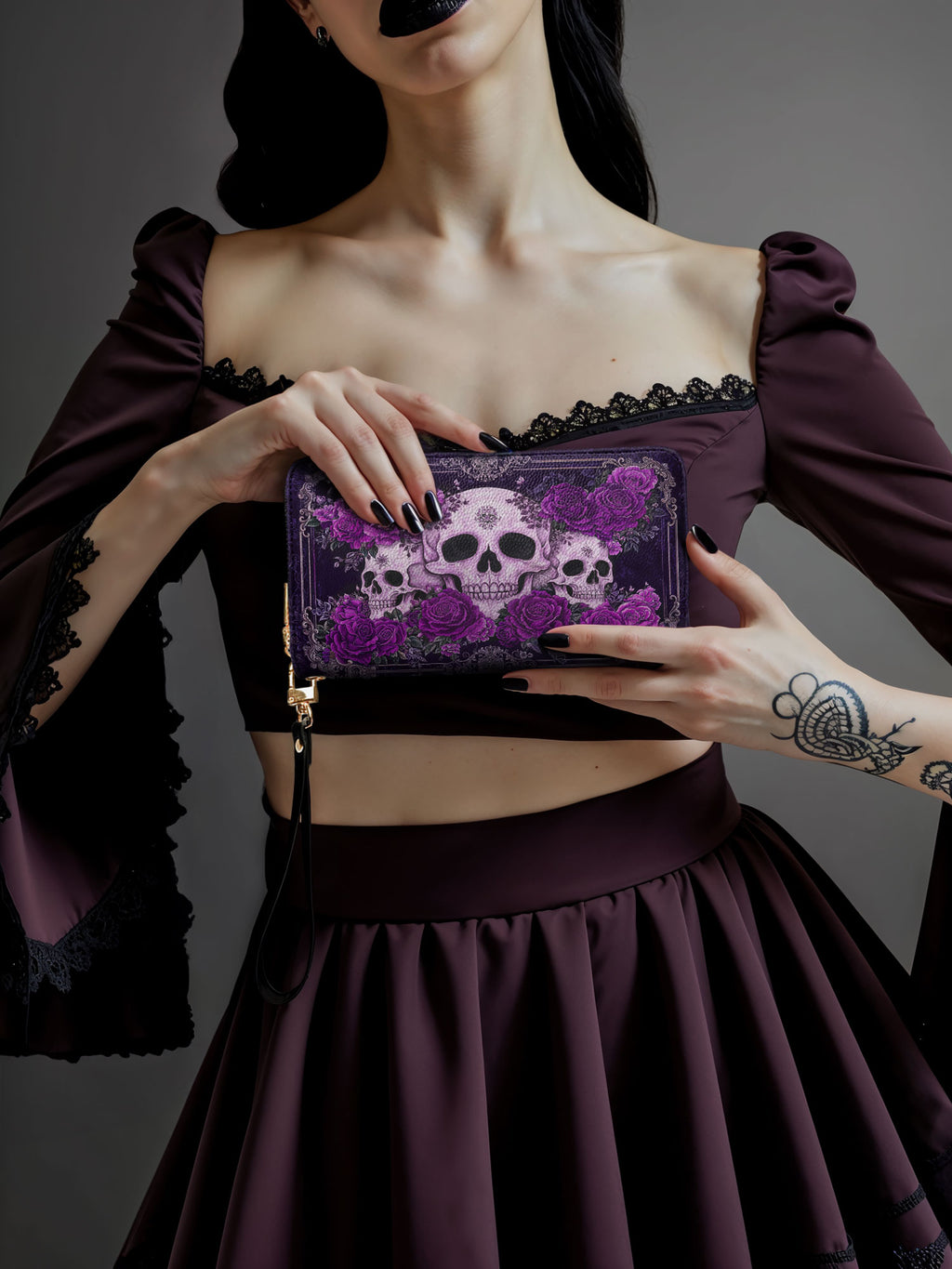 "Bloodrose" Poison Plum Wallet