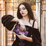 "Bloodrose" Poison Plum Wallet - 100.1 DEAL