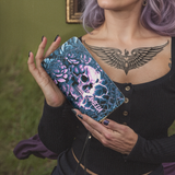 Purple Thrones Skull NNRZ21127143CJ Wallet