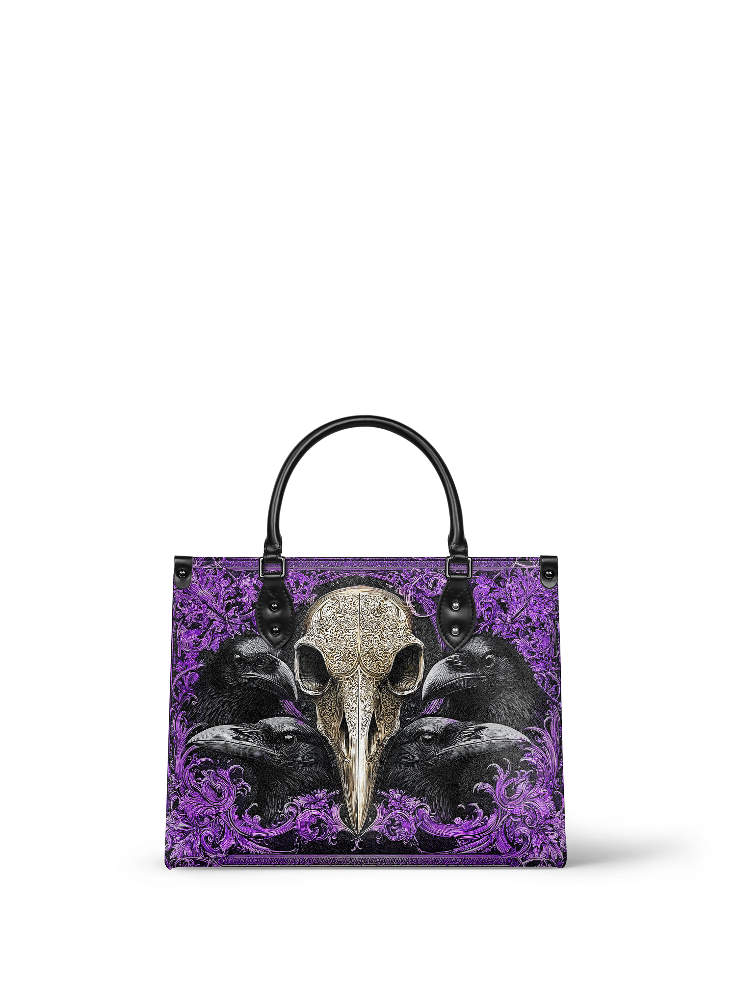 "Corvexia" - Black Interior - Leather Handbag