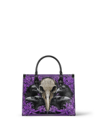 "Corvexia" - Black Interior - Leather Handbag SPOOKY DEAL
