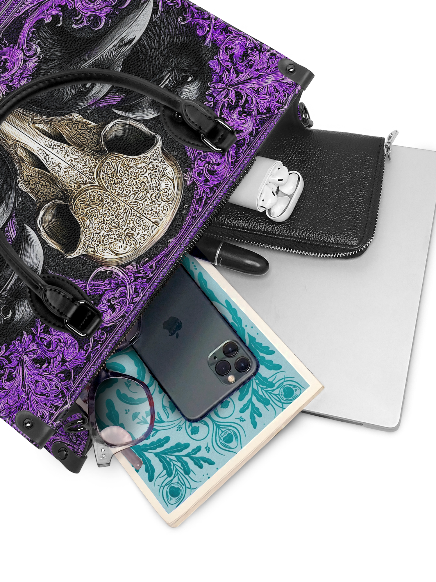 "Corvexia" - Black Interior - Leather Handbag