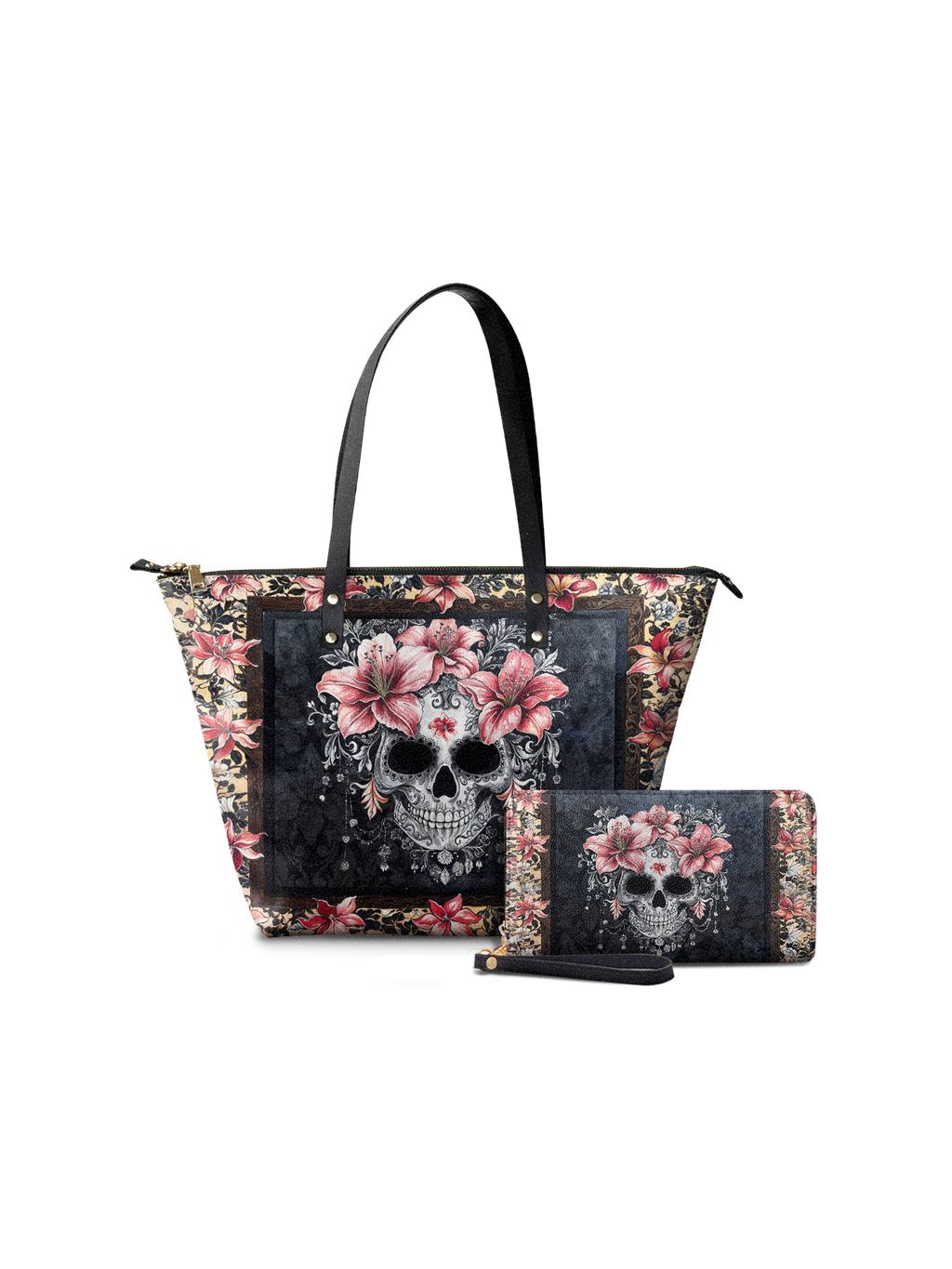 "Roselace" Leather Tote Bag SPOOKY DEAL