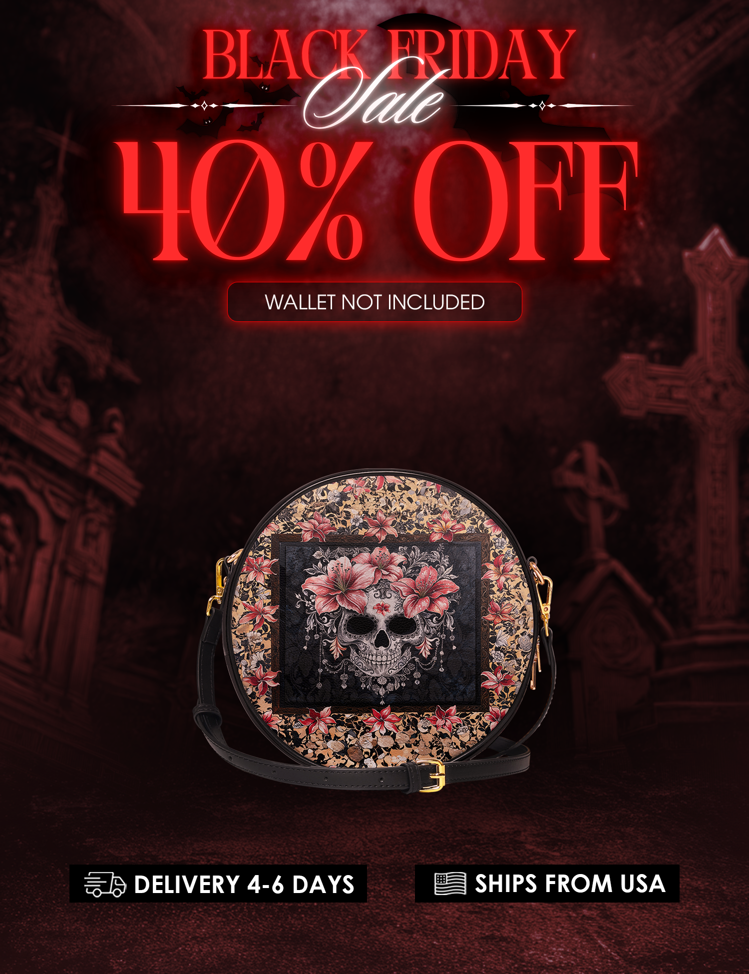 "Roselace" Circle Crossbody Bag Deal