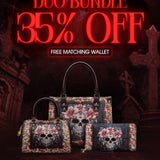 "Roselace" The Signature Duo Bundle (Small Leather Handbag)