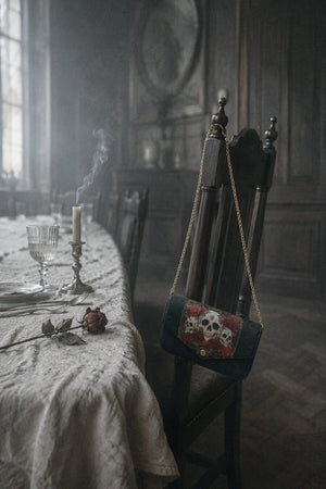 Skullette crossbody still life