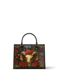 "Rosethorn" - Black Interior - Leather Handbag