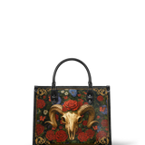 "Rosethorn" - Black Interior - Leather Handbag - 100.1 DEAL