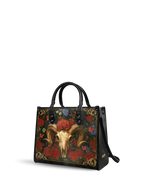 "Rosethorn" - Black Interior - Leather Handbag