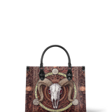 "Hexram" - Black Interior - Leather Handbag - 100.1 DEAL