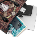 "Hexram" - Black Interior - Leather Handbag