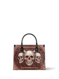 "Triskelion" - Black Interior - Leather Handbag