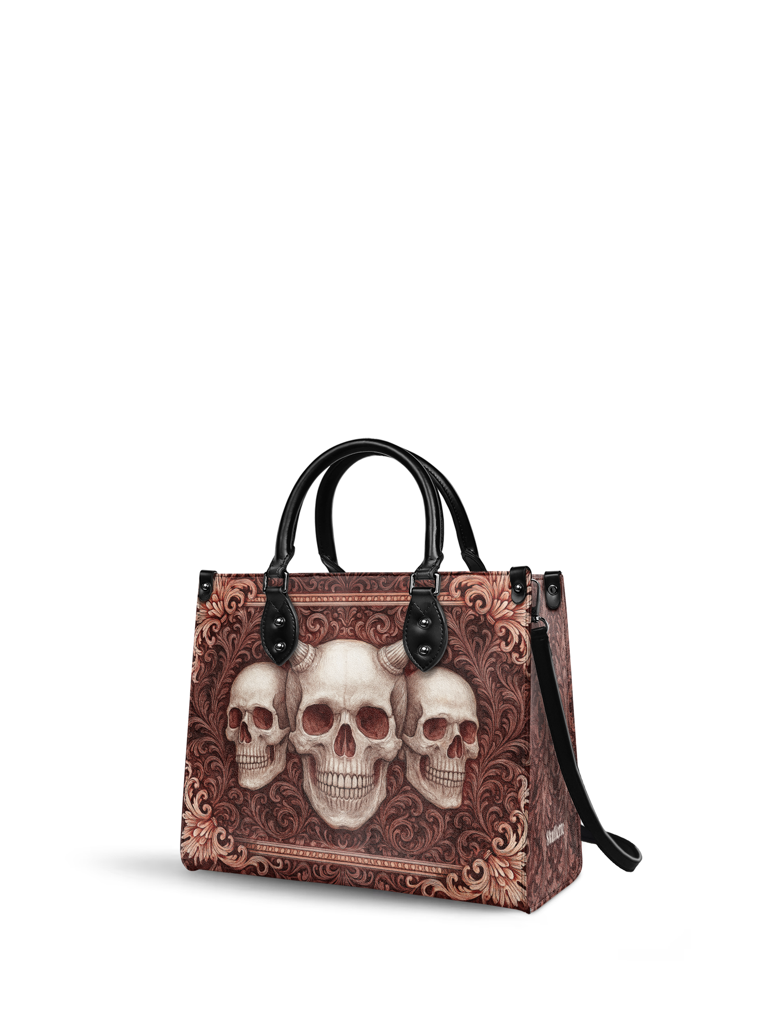 "Triskelion" - Black Interior - Leather Handbag