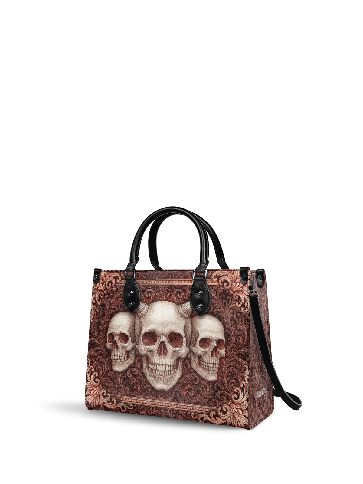 "Triskelion" - Black Interior - Leather Handbag - FALL CLEARANCE DEAL