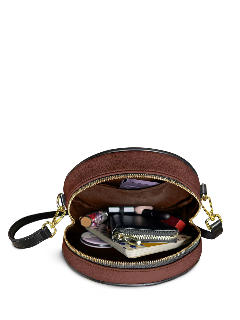 "Triskelion" Circle Crossbody Bag
