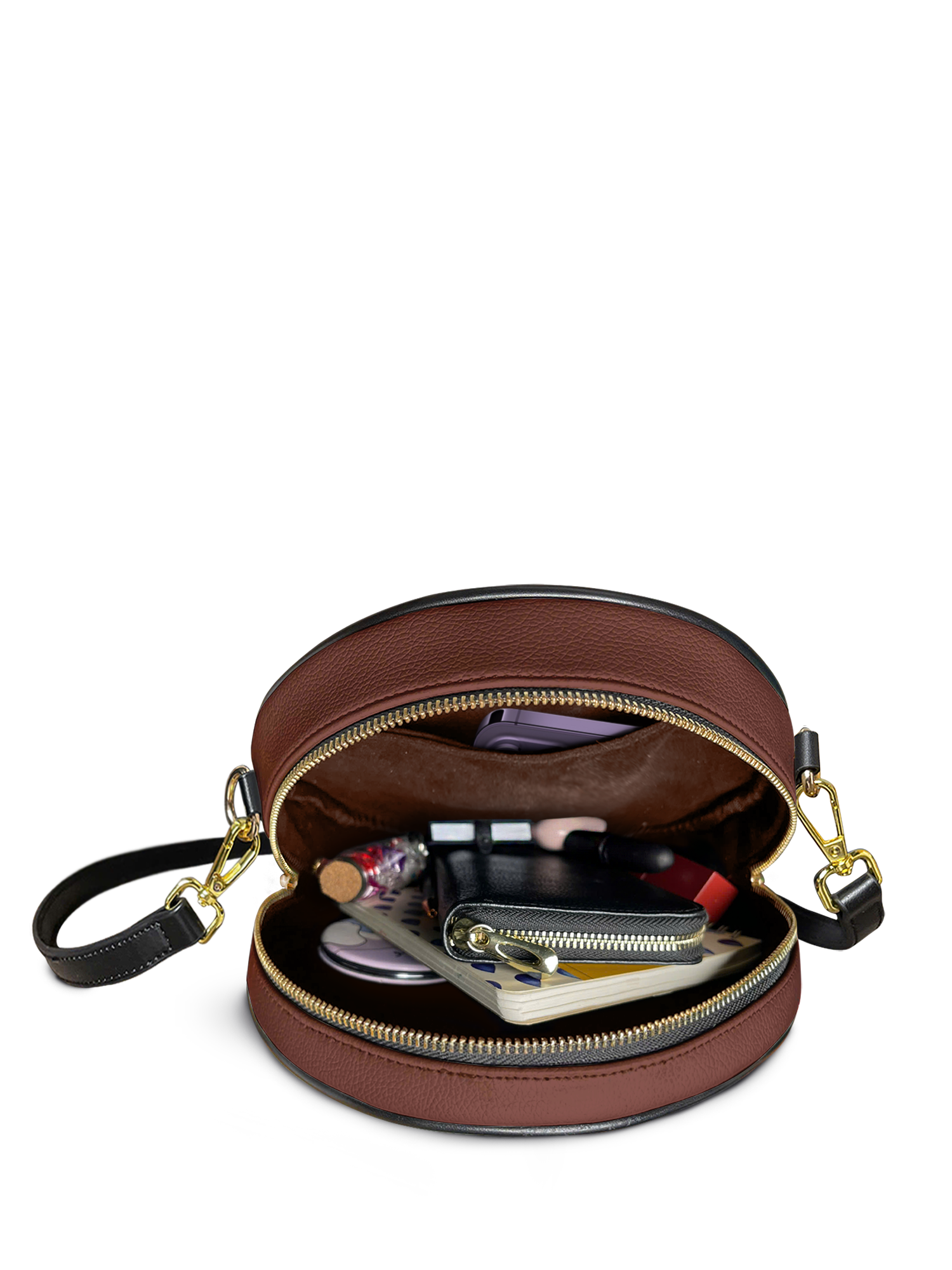 "Triskelion" Circle Crossbody Bag