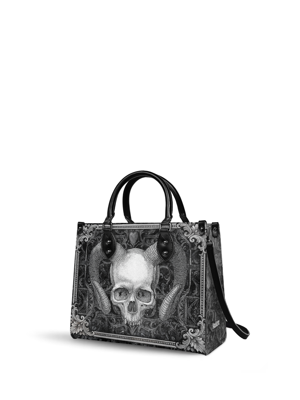 "Grimcrown" - Black Interior - Leather Handbag