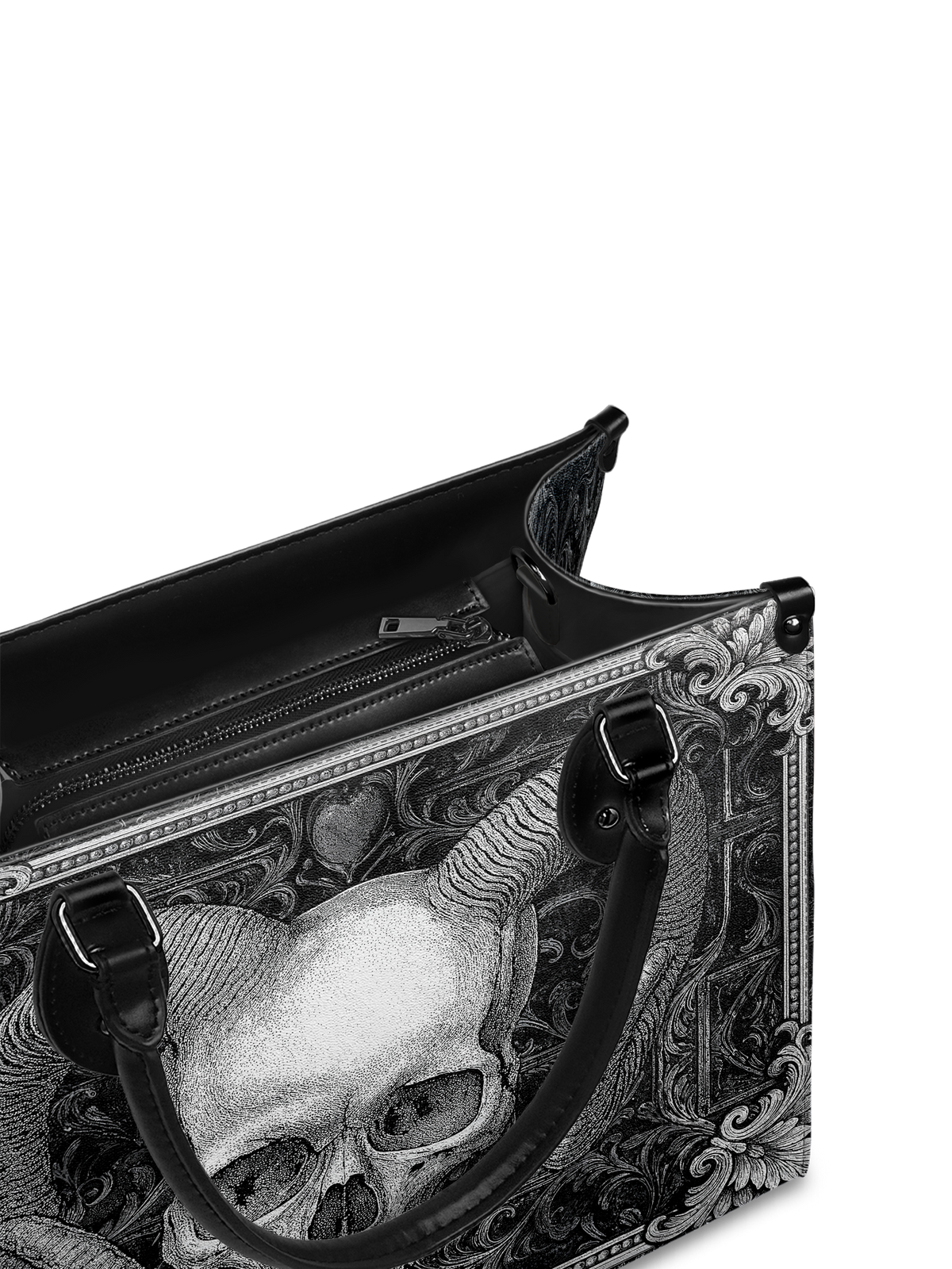 "Grimcrown" - Black Interior - Leather Handbag - FALL CLEARANCE DEAL