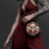 "Bloodrose" Circle Crossbody Bag Matching SANTA Combo