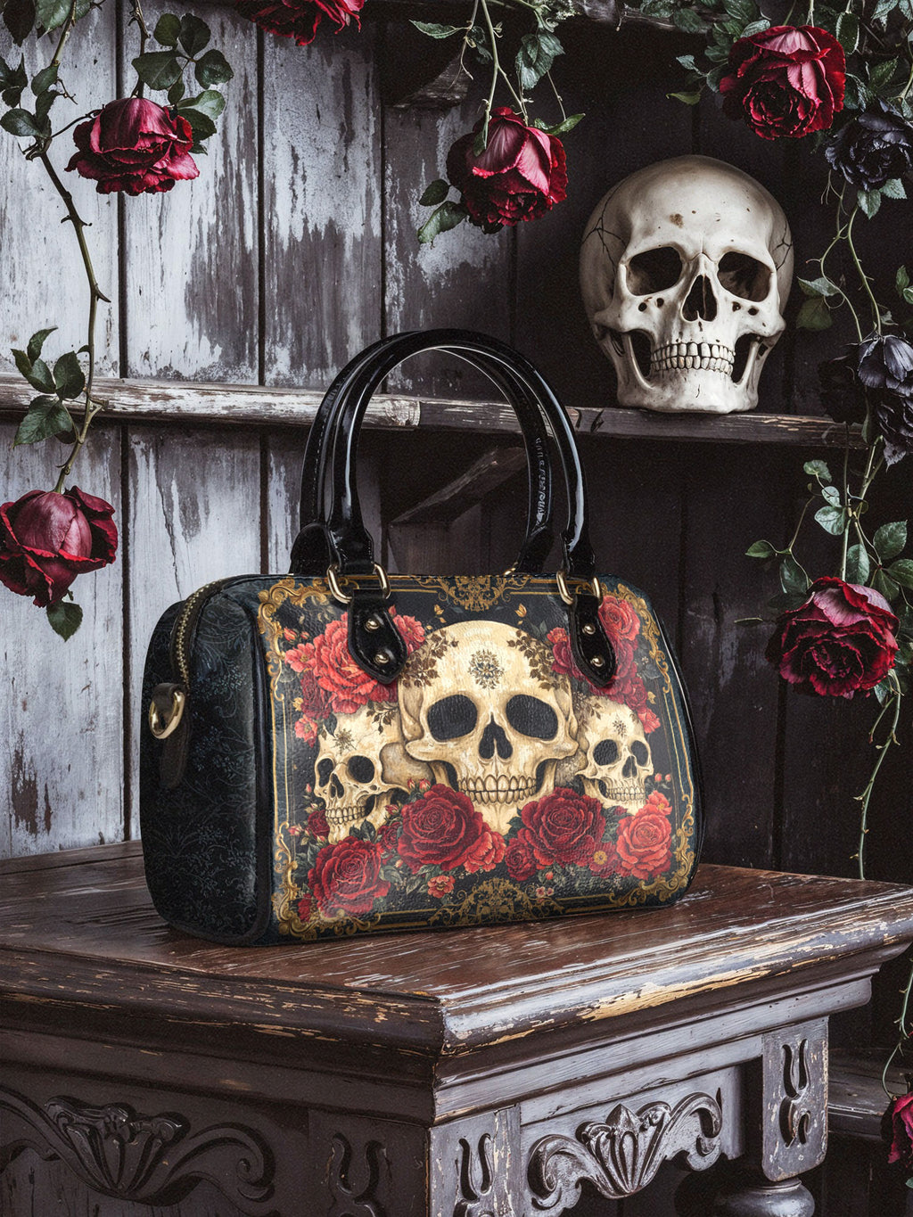 "Bloodrose" Mini Satchel