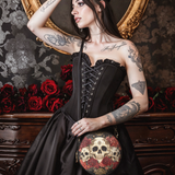 "Bloodrose" Circle Crossbody Bag Matching SANTA Combo