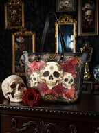 "Bloodrose" Leather Tote Bag - FALL CLEARANCE DEAL