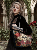 "Bloodrose" Leather Tote Bag