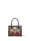 "Bloodrose" - Yellow Interior - Small Leather Handbag