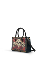 "Bloodrose" - Yellow Interior - Small Leather Handbag