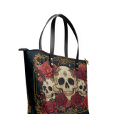 "Bloodrose" Leather Tote Bag Matching SANTA Combo
