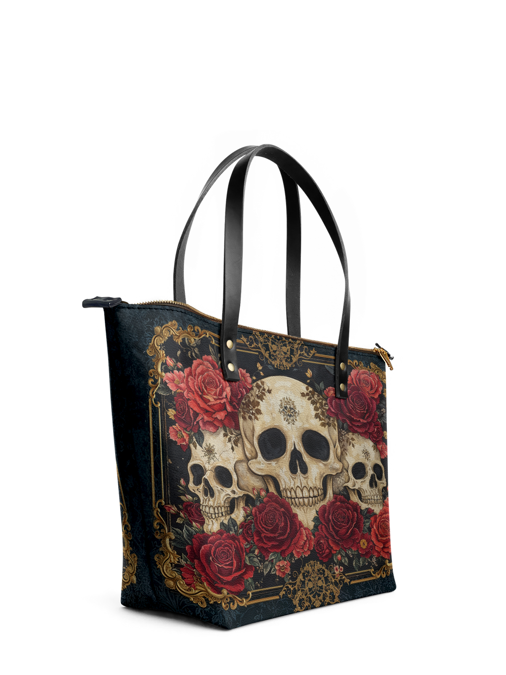 "Bloodrose" Leather Tote Bag