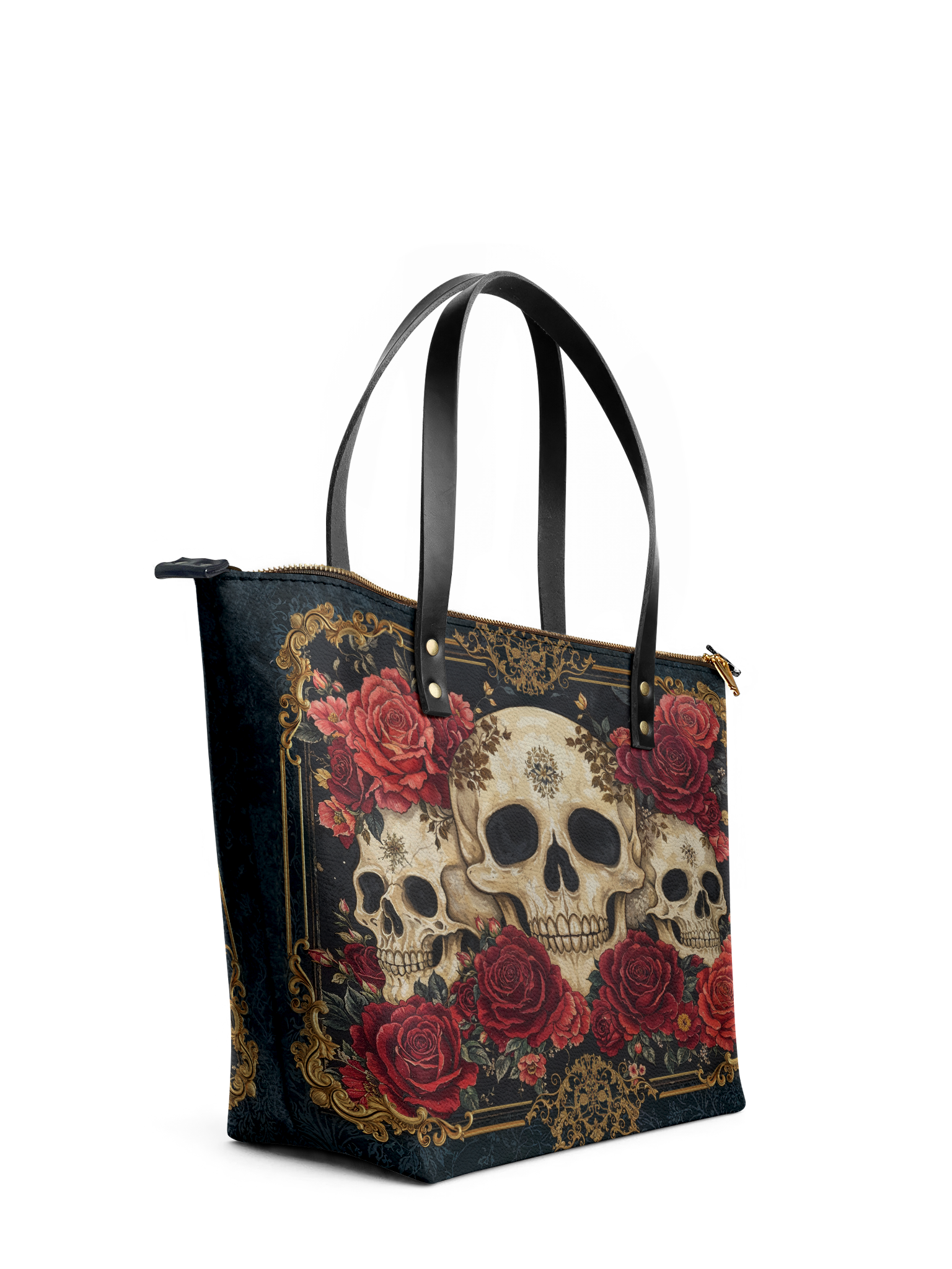 "Bloodrose" Leather Tote Bag