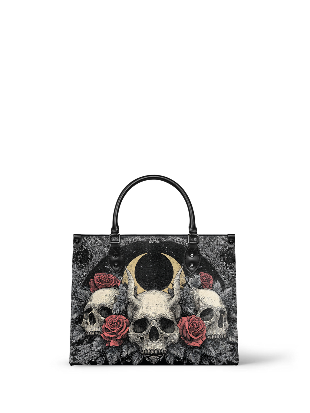 "Nightrosary" - Black Interior - Leather Handbag