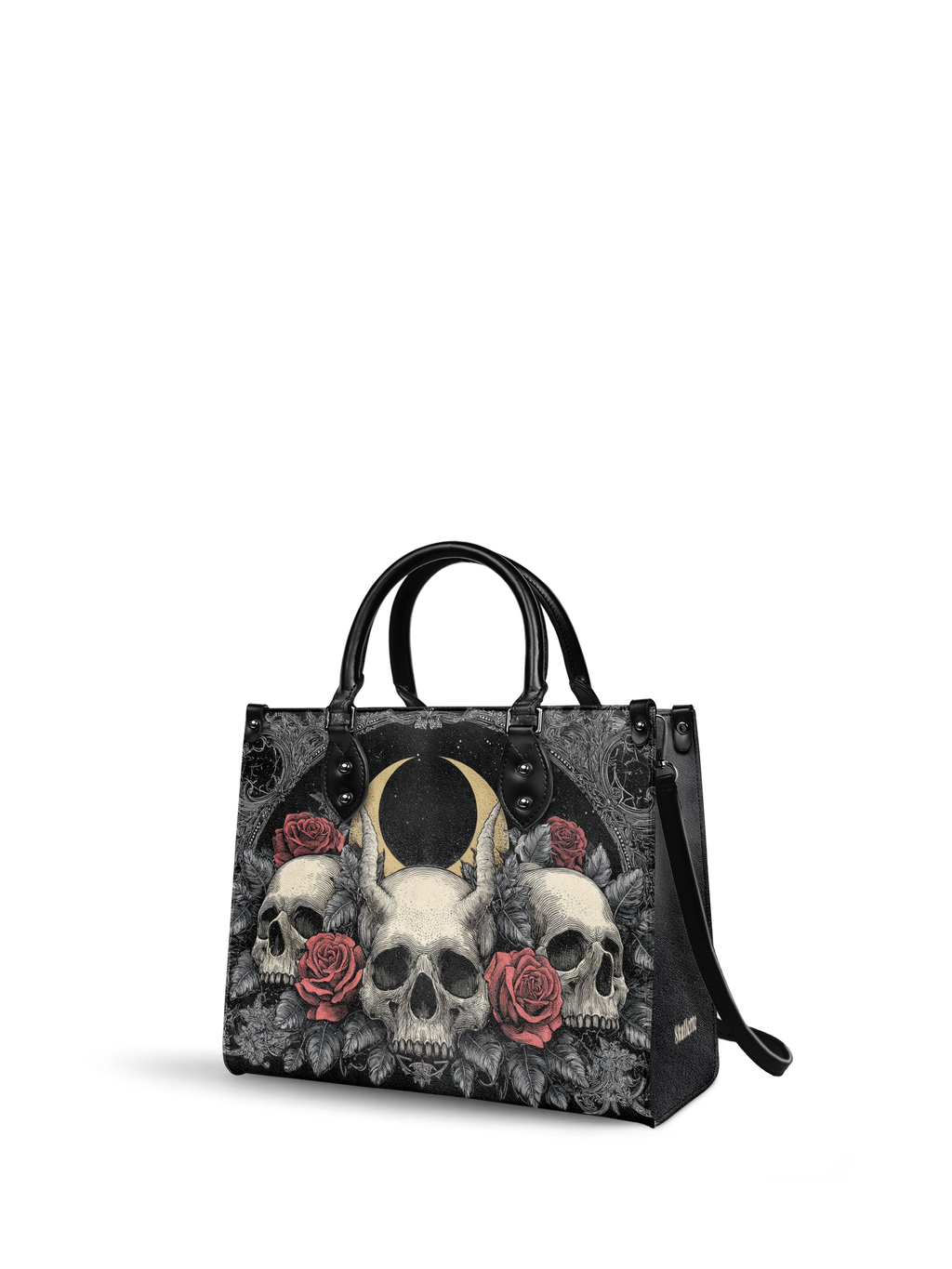 "Nightrosary" - Black Interior - Leather Handbag