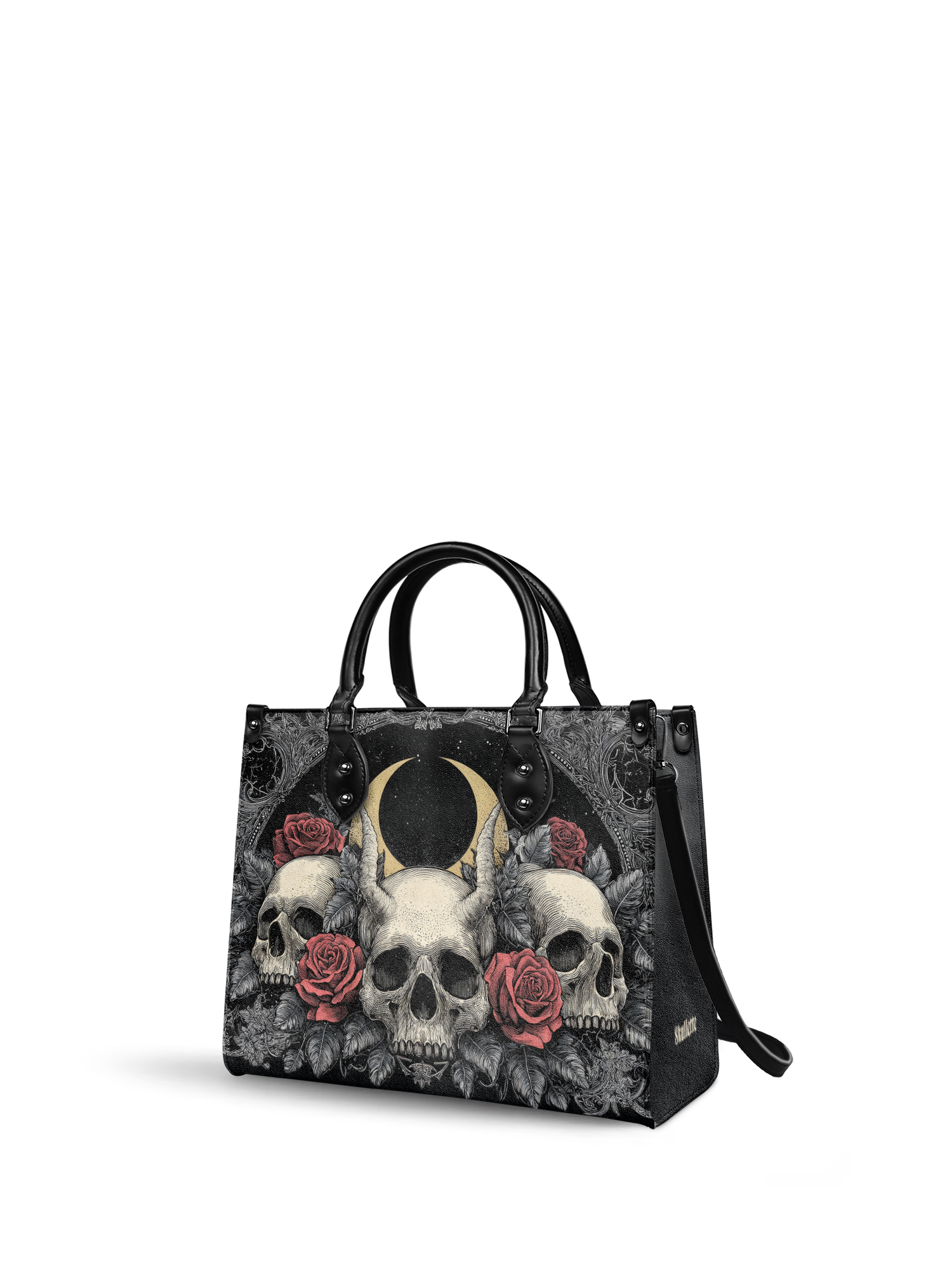 "Nightrosary" - Black Interior - Leather Handbag