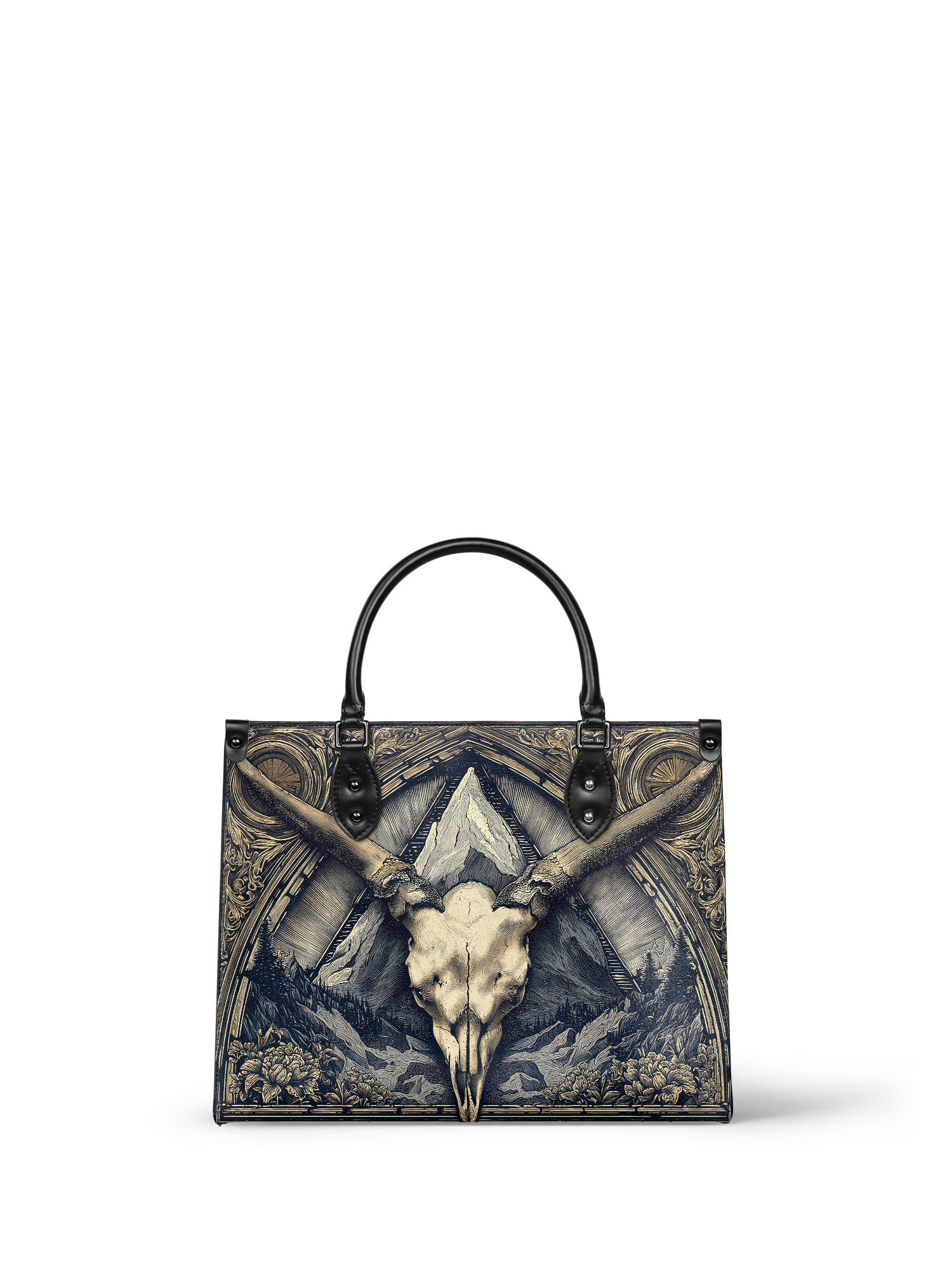 "Altarhorn" - Black Interior - Leather Handbag