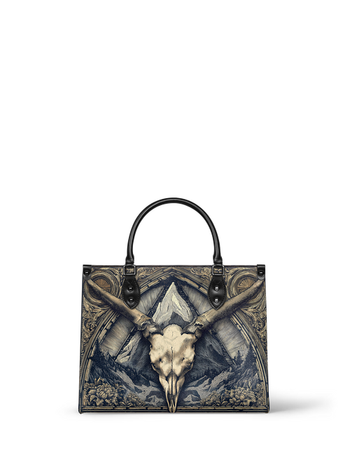 "Altarhorn" - Black Interior - Leather Handbag
