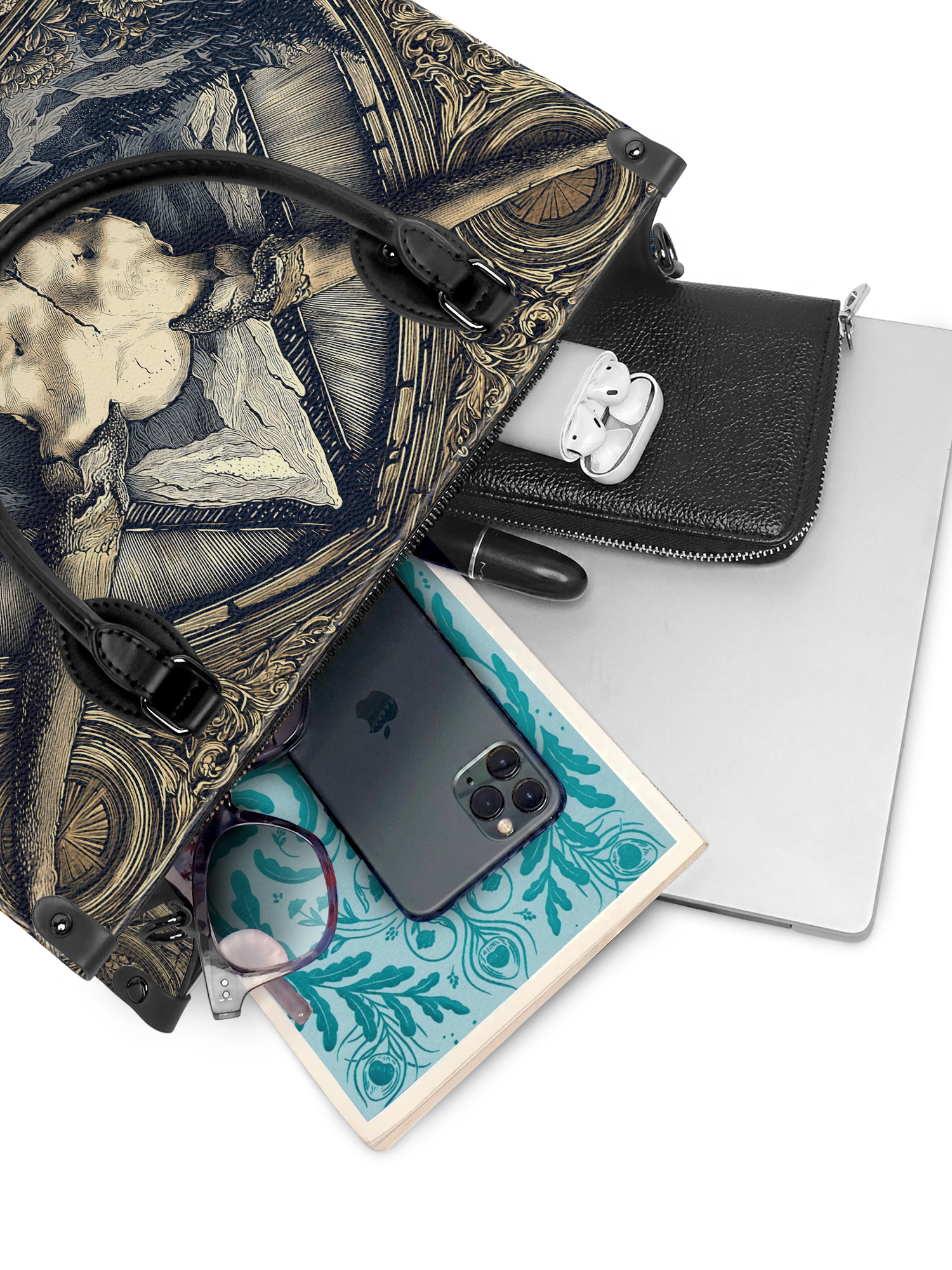 "Altarhorn" - Black Interior - Leather Handbag