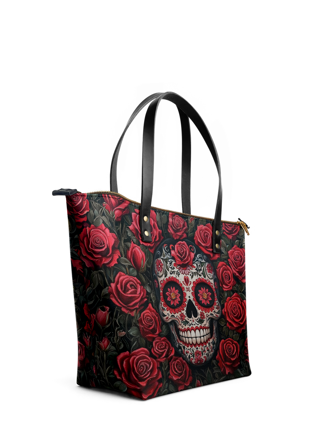 "La Roja" Leather Tote Bag SPOOKY DEAL
