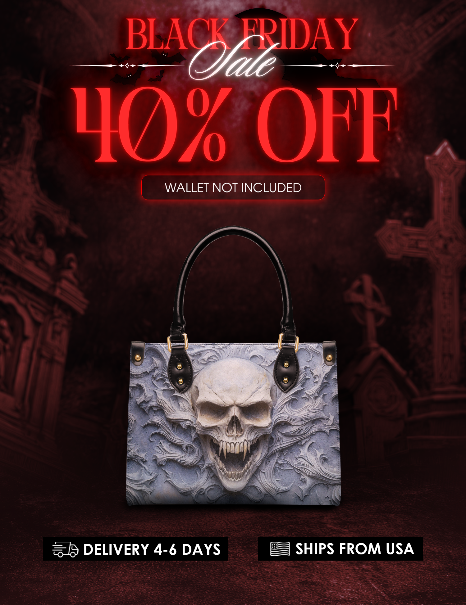 "Wraithbone" Small Leather Bag Deal
